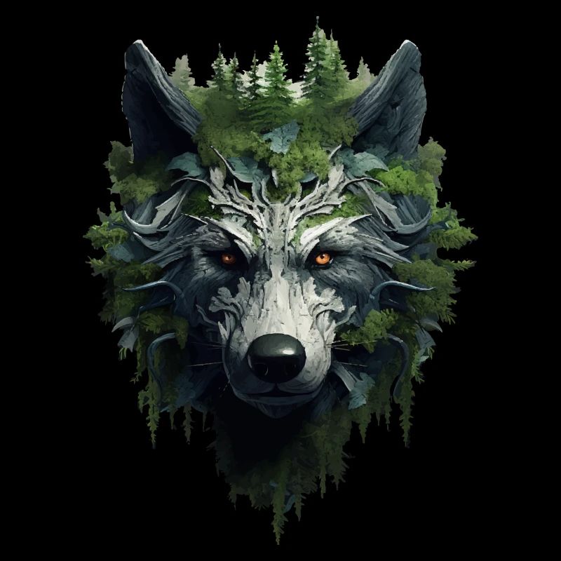 Loup de la forêt