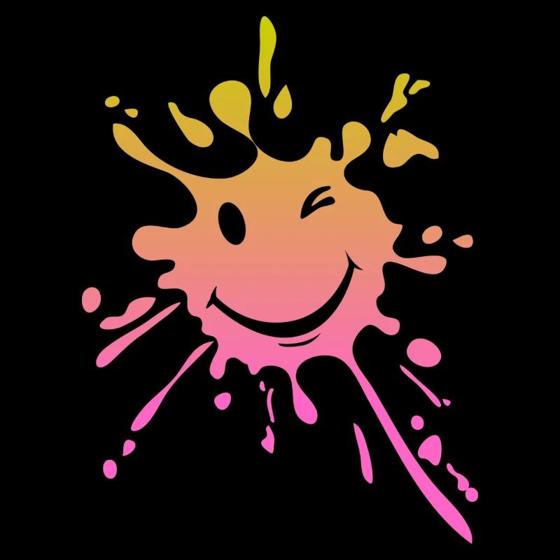 Emoji Farbklecks