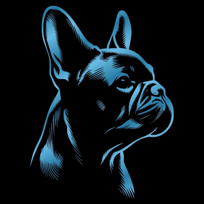 Bouledogue français bleu