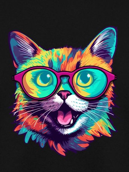 Verrückte Katze