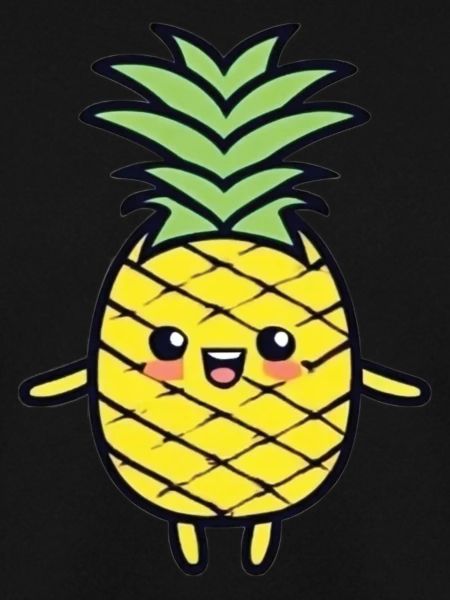 Fröhliche Ananas