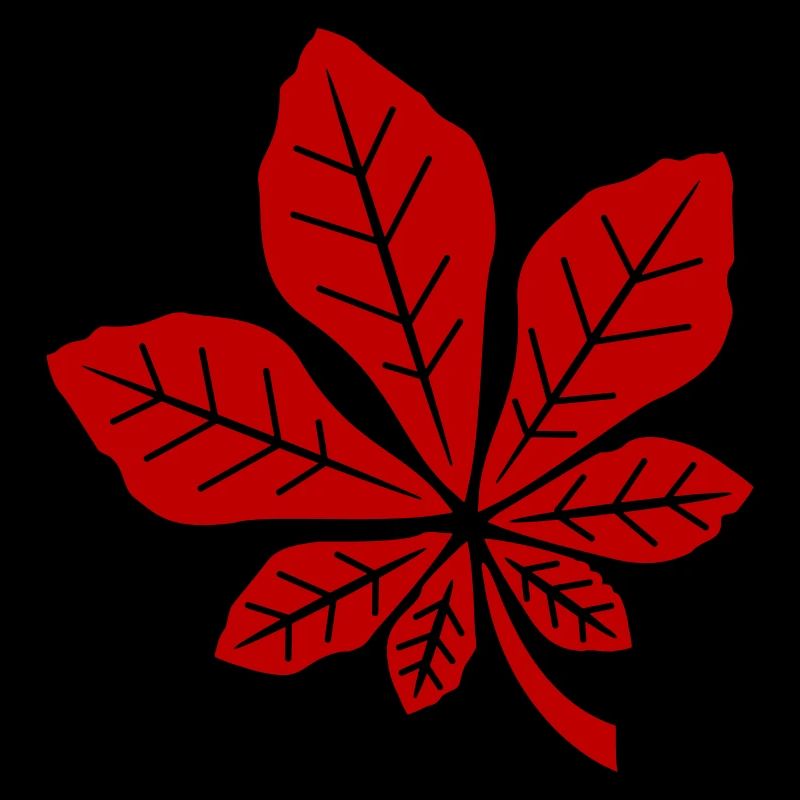 Blatt Kastanie