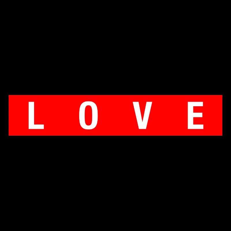 Liebe (Weiß/Rot)