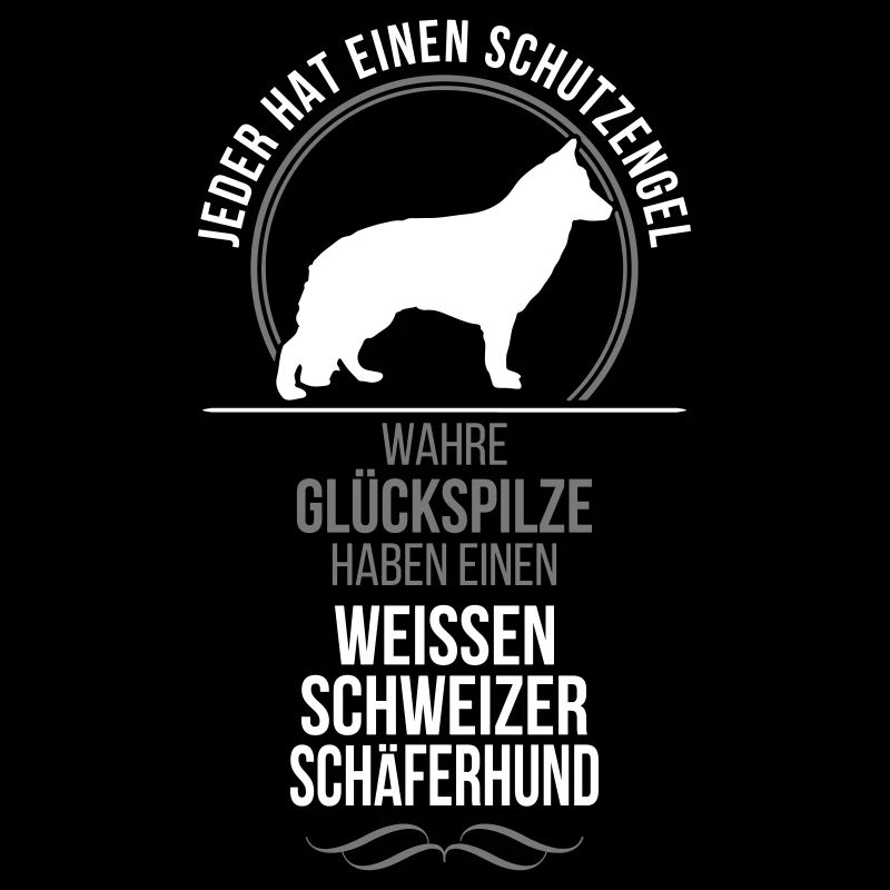 WHITE SWISS SHEPHERD GUY Angel Wilsigns