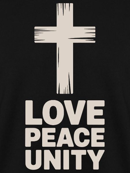 Liebe Frieden Einheit Christlich Kreuz
