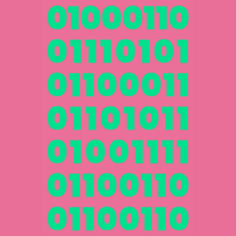 Binary Code Message Tee: Subtle Yet Bold