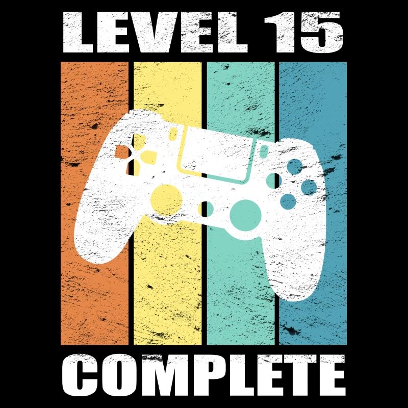 Level 15 Complete - Chemise d’anniversaire
