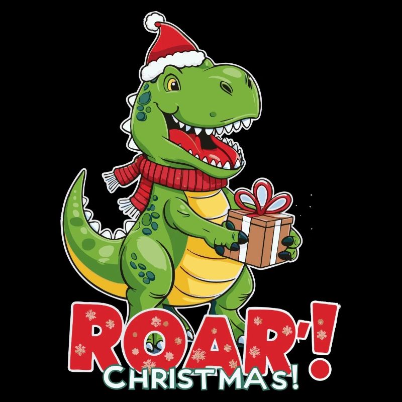 Weihnachtlicher Dinosaurier – ROAR