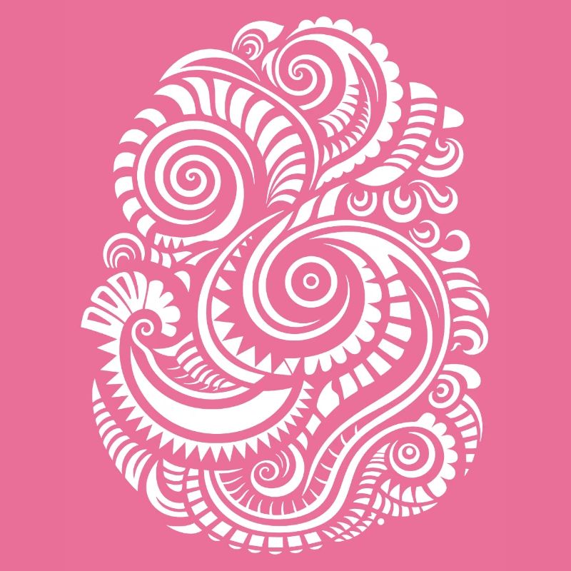 Expressive Maori Tattoo Art - Wave Pattern