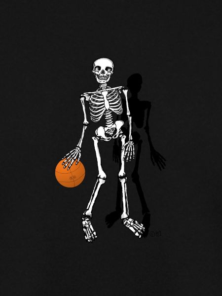 skeleton basketball