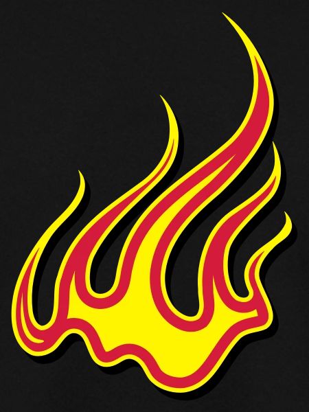 Fire flames art