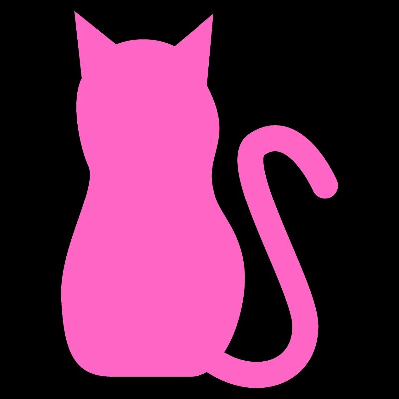 Pinke Katze