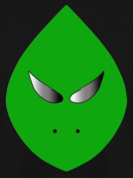 Grünes Alien