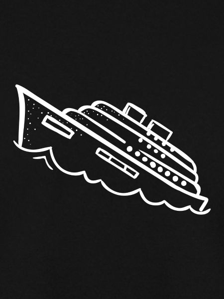 Sinkendes Kreuzfahrtschiff
