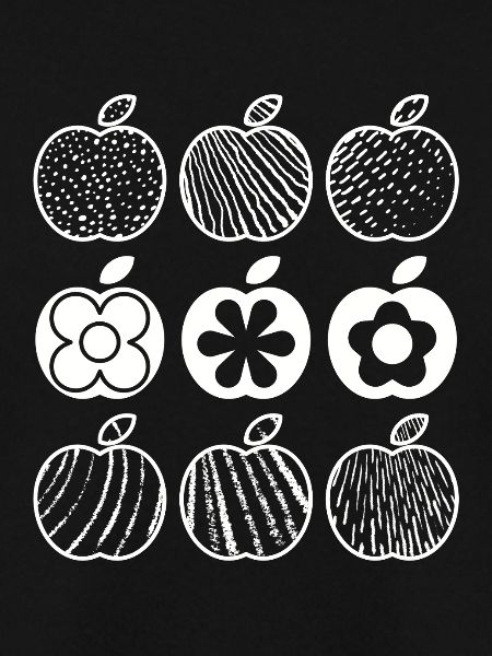 Apple Pattern (White)