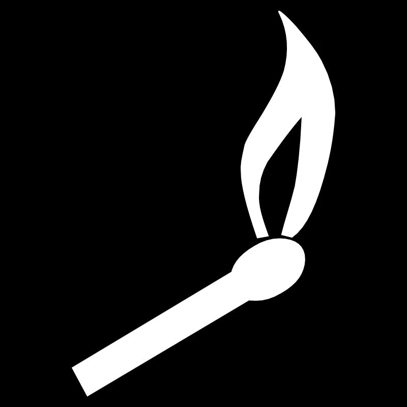 Burning match