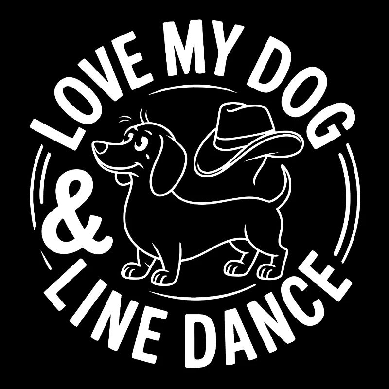 J’adore mon chien et la danse en ligne