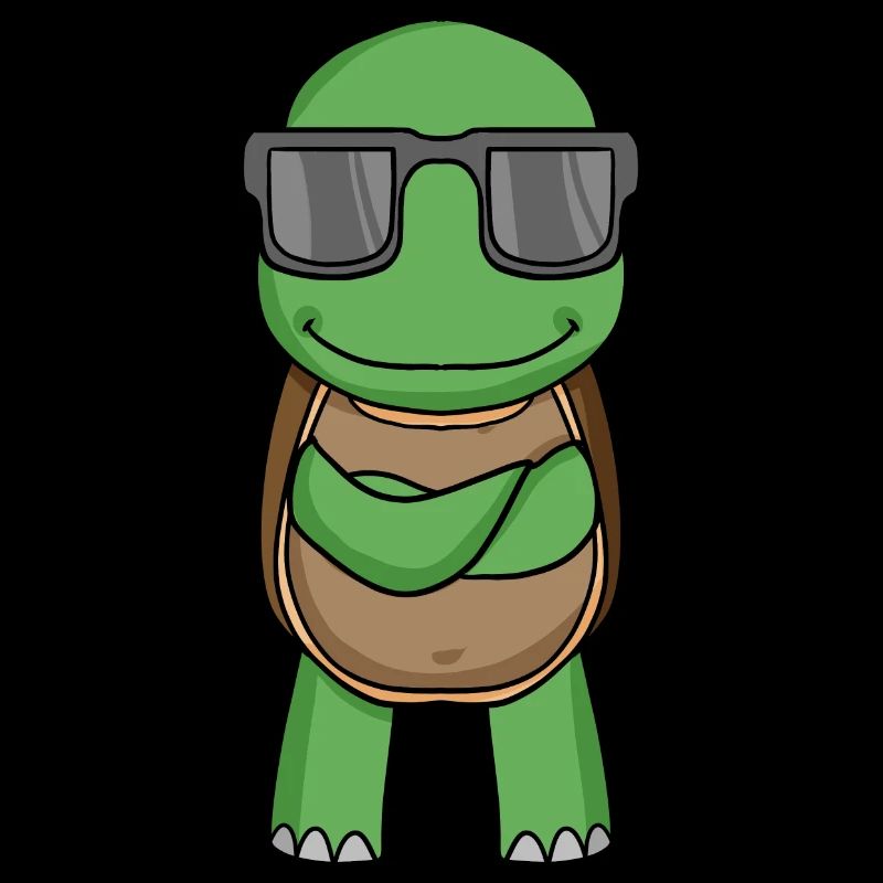 Schildkröte mit Sonnenbrille