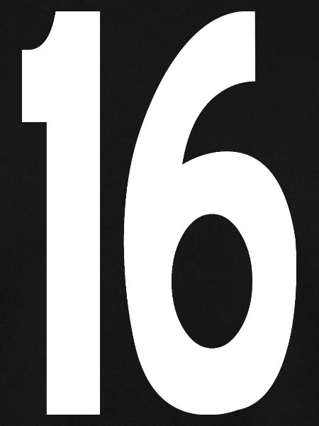 16 Sechzehn