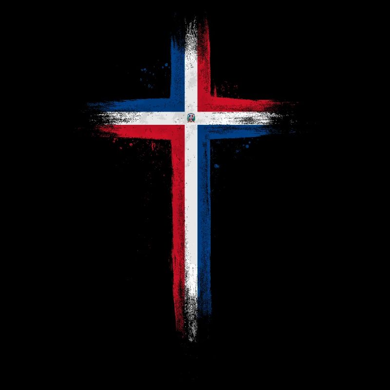 Drapeau de la République dominicaine Drapeau Dom Rep Voyage