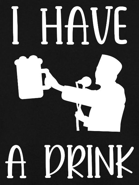 Ich trinke etwas