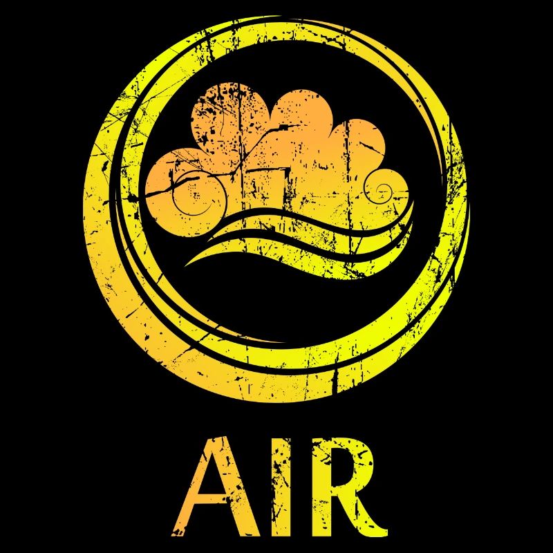 Quatre éléments d'air