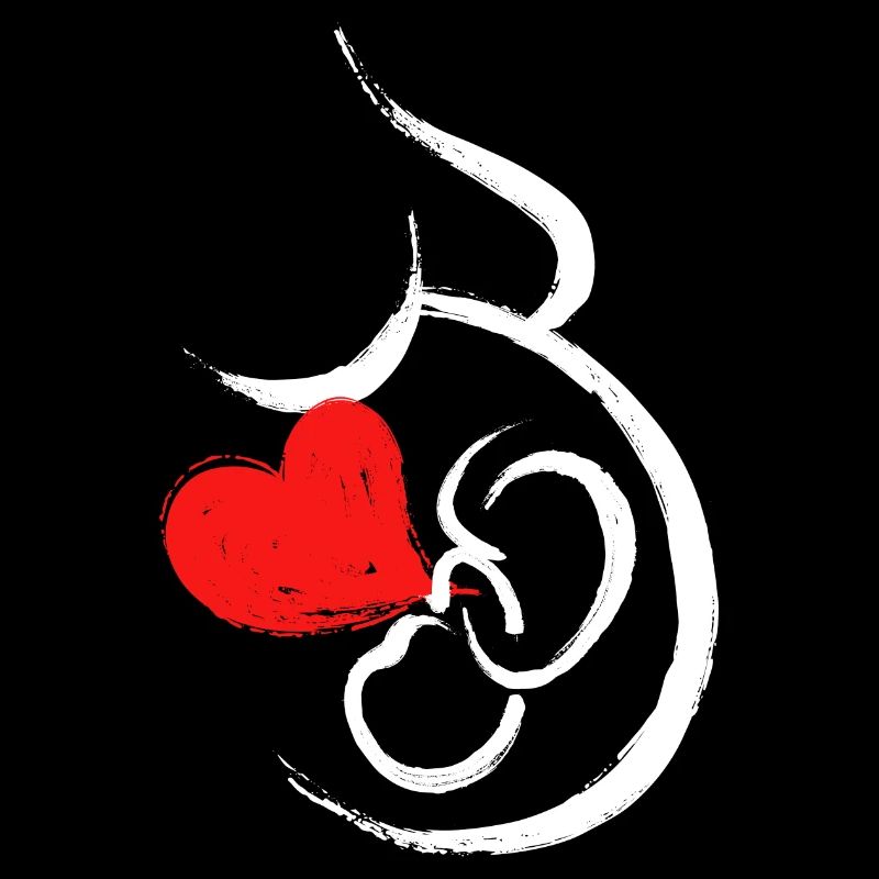 Grossesse Bébé Coeur Bébé Ventre Grossesse