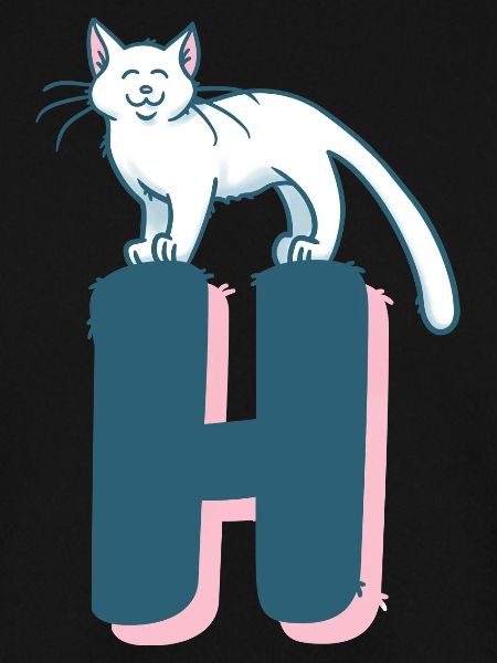 Katze Buchstabe H