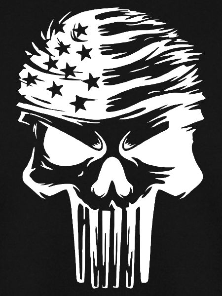 Star-Spangled Skull Graphic Design