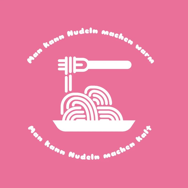 Mann kann Nudeln machen warm oder kalt