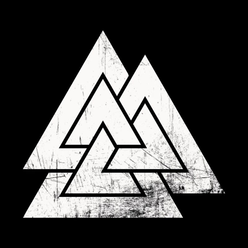 Walknut valknut wotan odin symbole signe triangle