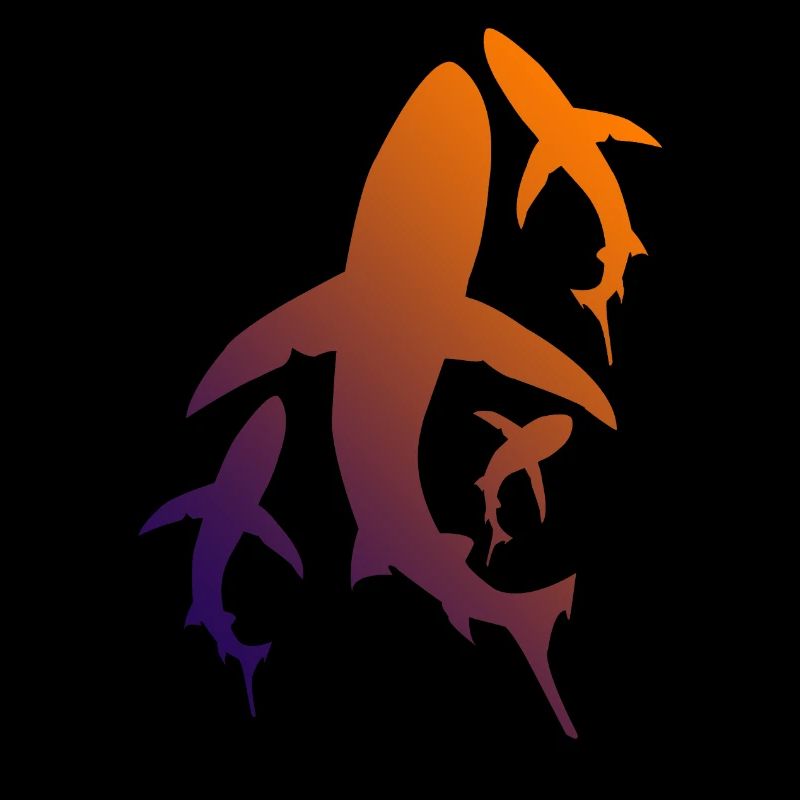 Shark warm with gradient