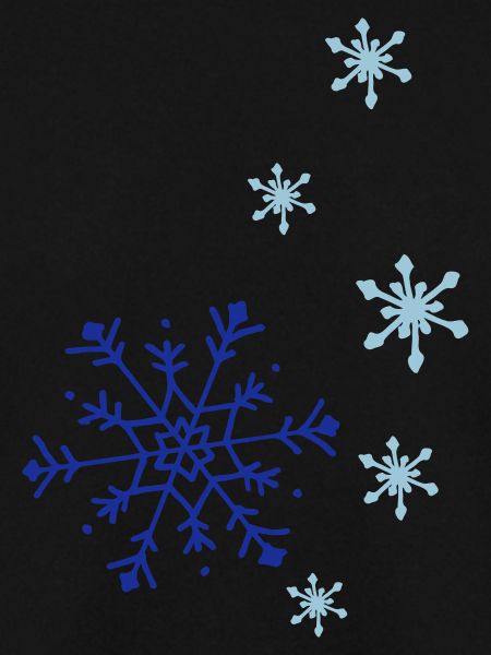 Snowflakes falling