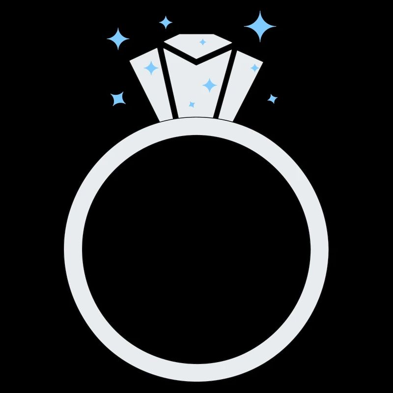 Bague de mariage en diamant