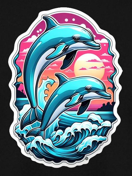 Delfin und Ozean