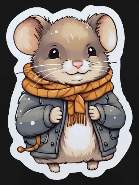 Mouse in cold season
