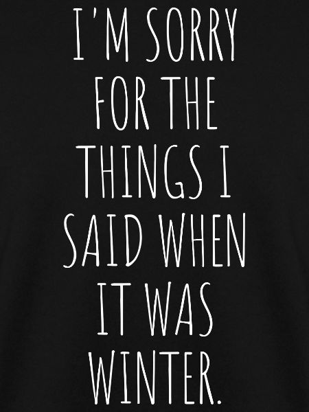 Winter Depression Goodbye