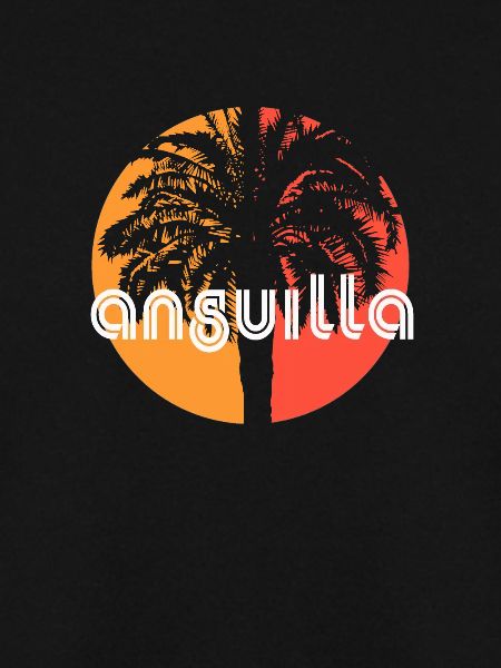 Anguilla Kunsturlaub Souvenir Palme