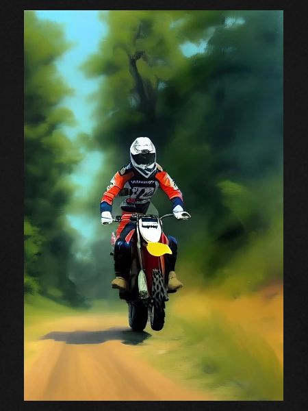 Motocross Fahren