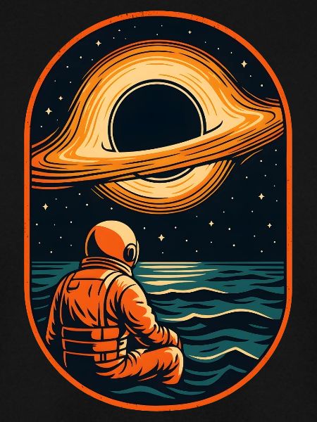 Kosmischer Entdecker Astronauten-Kunstwerk