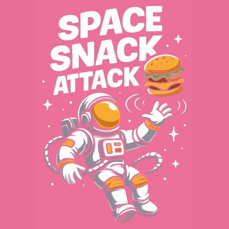 Conception spatiale du hamburger d'astronaute
