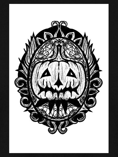 Mandala Kürbis Ornament