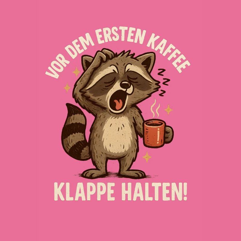 Vor dem 1. Kaffee Klappe halten