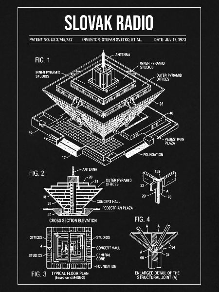 Slowakischer Radio-Blueprint