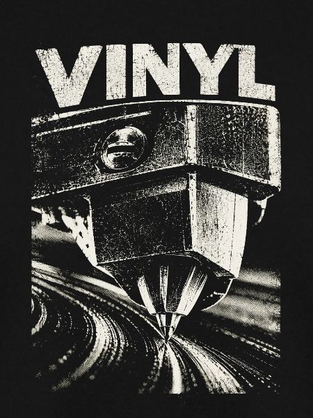 Vinyl-Tonarm Retro-Print