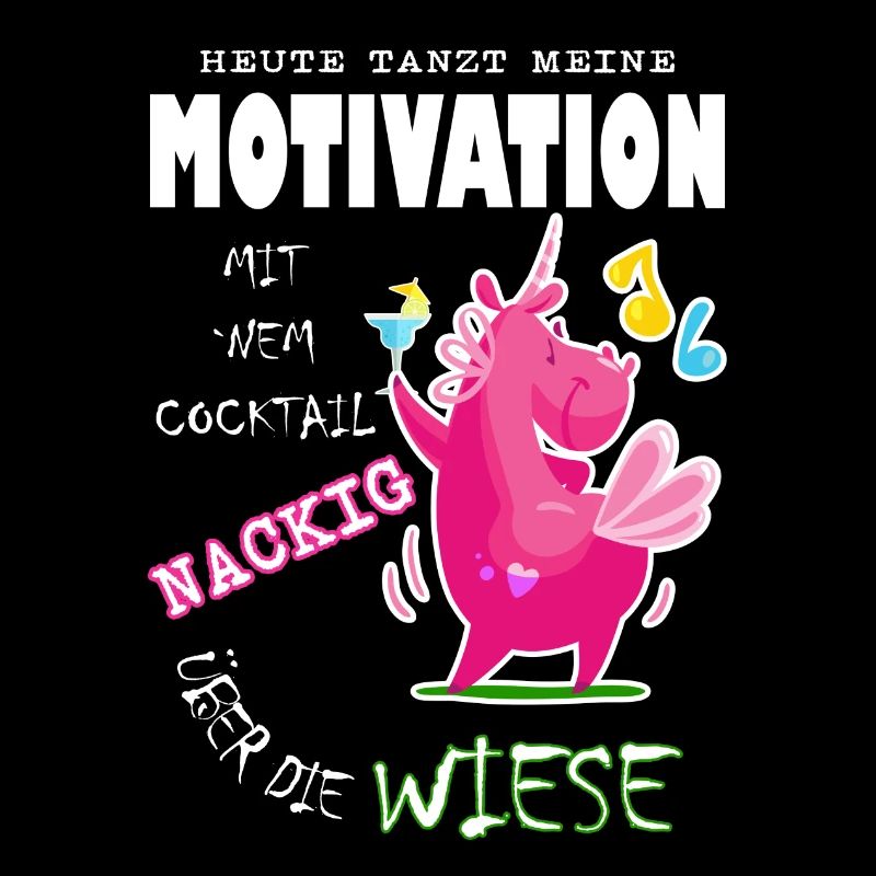 Tanzende motivation - Einhorn