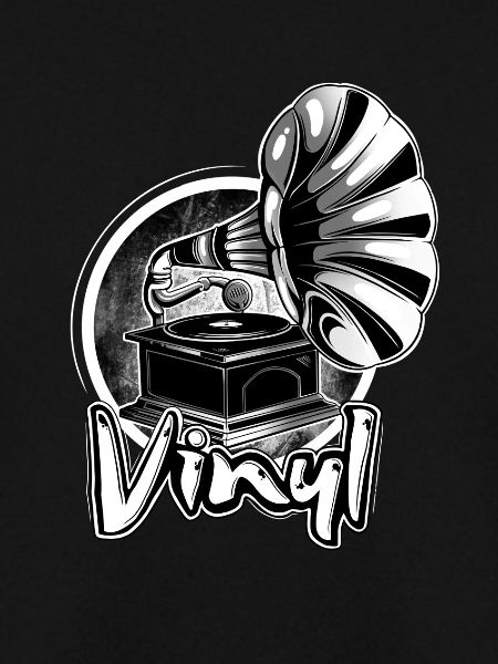Tourne-disque vinyle gramophone rétro