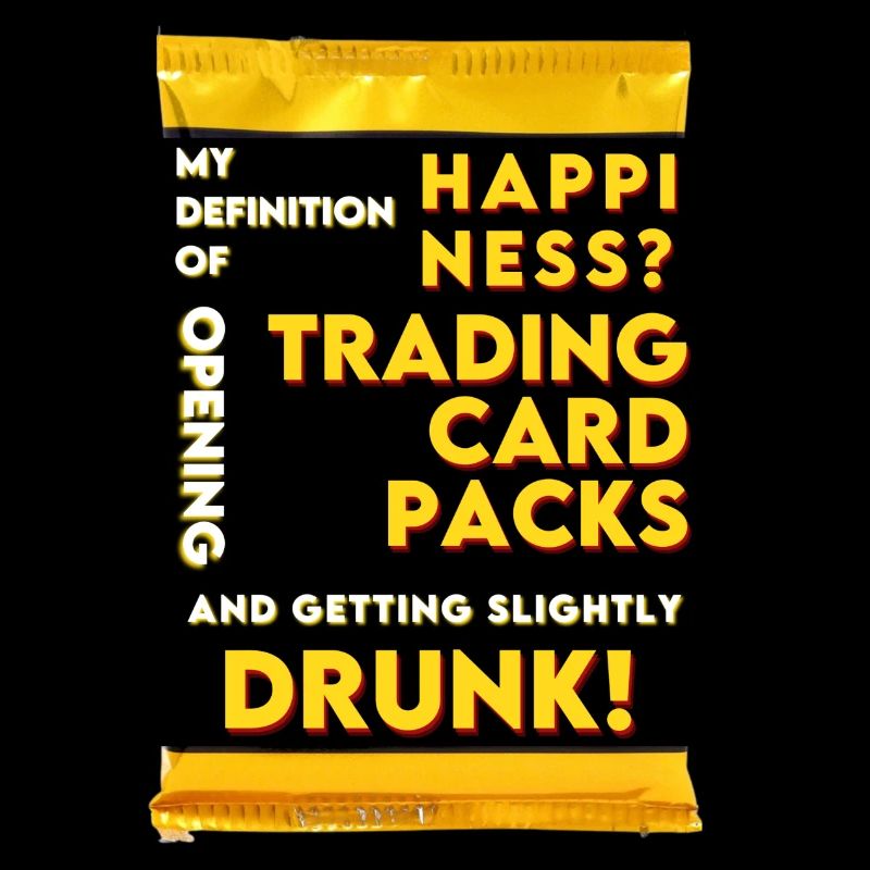 Trading Cards and Drinks Lucky Gift Funny