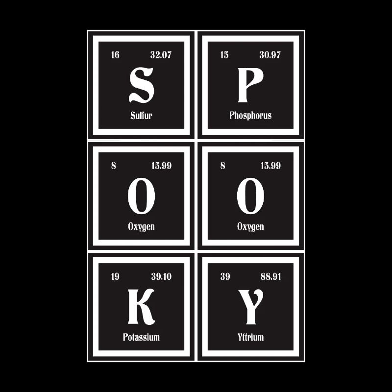 Spooky - Periodic Table of Elements