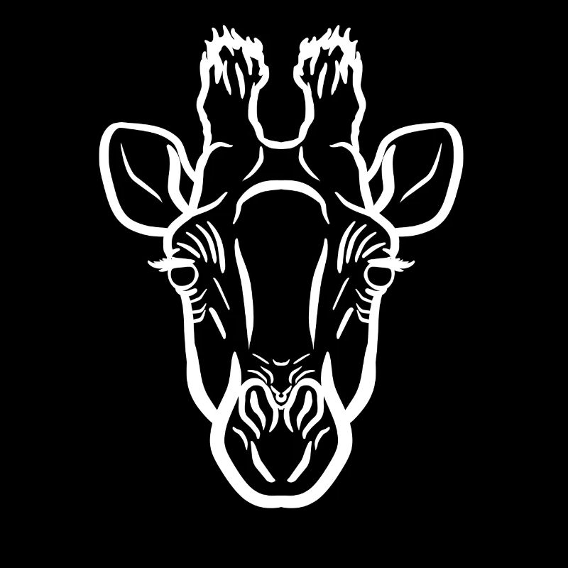Giraffe weiß
